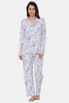 Triumph Just Mix Moroccon Print Long Sleeve Pyjama Set - Floral Print — thumbnail 1